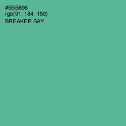 #5BB896 - Breaker Bay Color Image